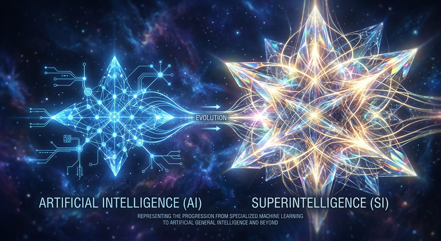 The Difference Between Super Intelligence (SI) and Artificial Intelligence (AI)