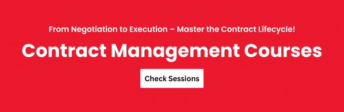 Contract Management Training Courses